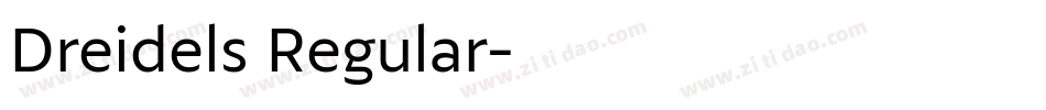 Dreidels Regular字体转换